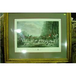 FRAMED FOX HUNT PRINT