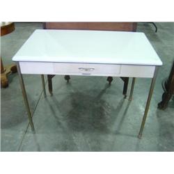 SELLERS ENAMEL TOP TABLE