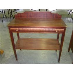 MAHOGANY SERVER TABLE