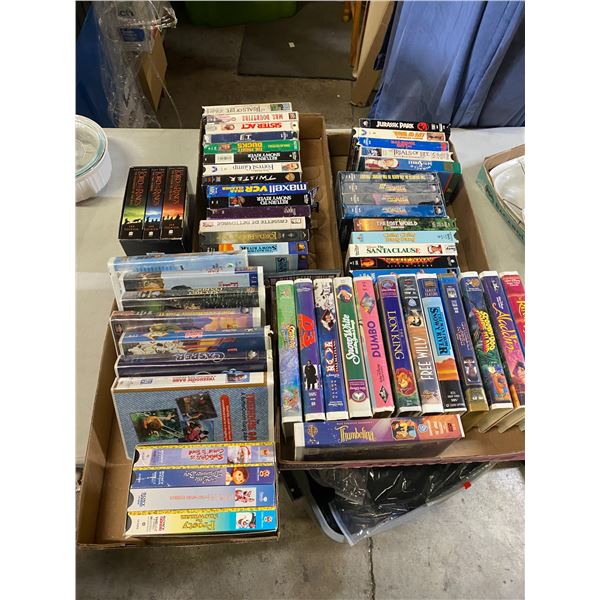 Lot vhs tapes