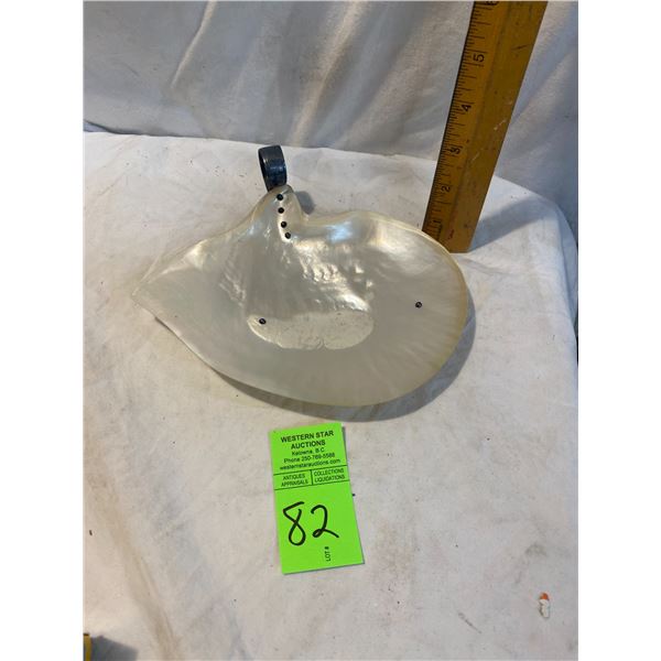 Maybe  mother of pearl card tray