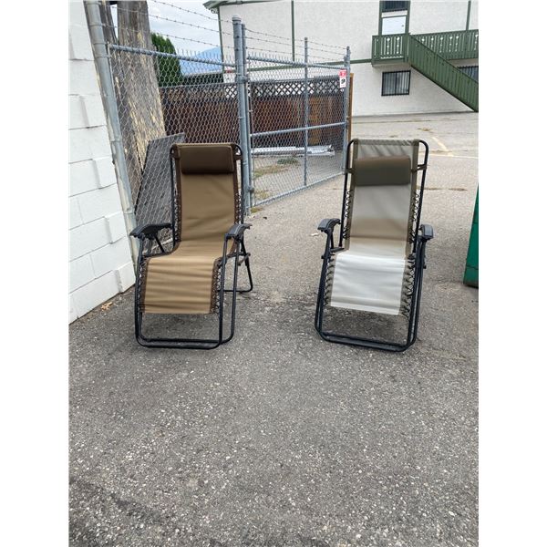 Two reclining chairs