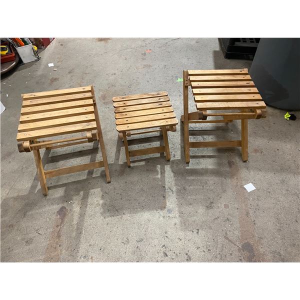 Folding plant stands