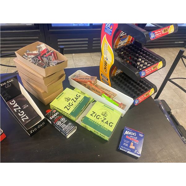 Zig zag, matches etc