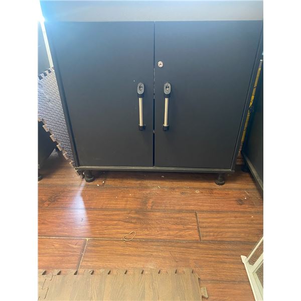 Cabinet 31" wide 20" deep 33" tall with keys