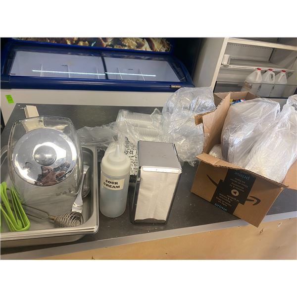 To go containers baking sheet etc