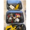 Image 3 : 3 bins assorted tools