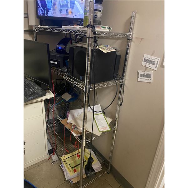 Shelf contents not included