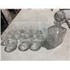 Image 2 : Crystal glasses and decanter