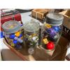 Image 1 : Glass jars and contents