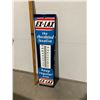Image 1 : Metal sign and thermometer Ex-Lax 36" x 8 1/2 " wide