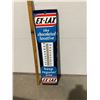 Image 2 : Metal sign and thermometer Ex-Lax 36" x 8 1/2 " wide