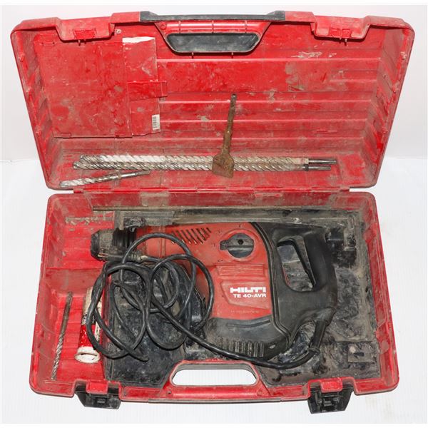 HILTI TE 40-AVR COMBI HAMMER WITH CASE