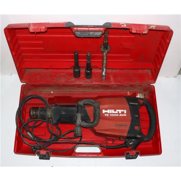 HILTI TE 1000-AVR HI DRIVE JACKHAMMER