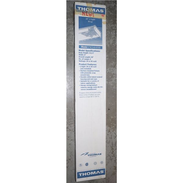 NEW THOMAS 28" FLUORESCENT LIGHT (2 LAMP)