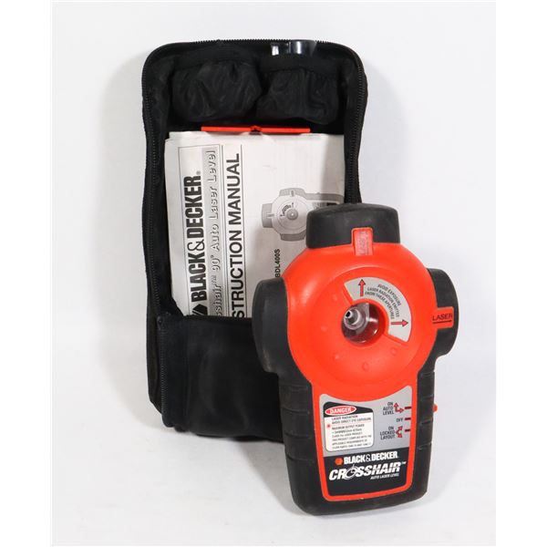 BLACK & DECKER CROSSHAIR AUTO LASER LEVEL IN CASE