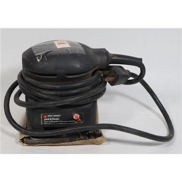 Decker Blocks BLACK & DECKER QUICK FINISH POWER SANDING BLOCK