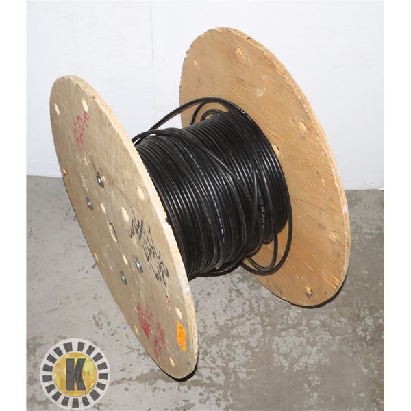 PARTIAL SPOOL OF PRYSMIAN OPTICAL CABLE