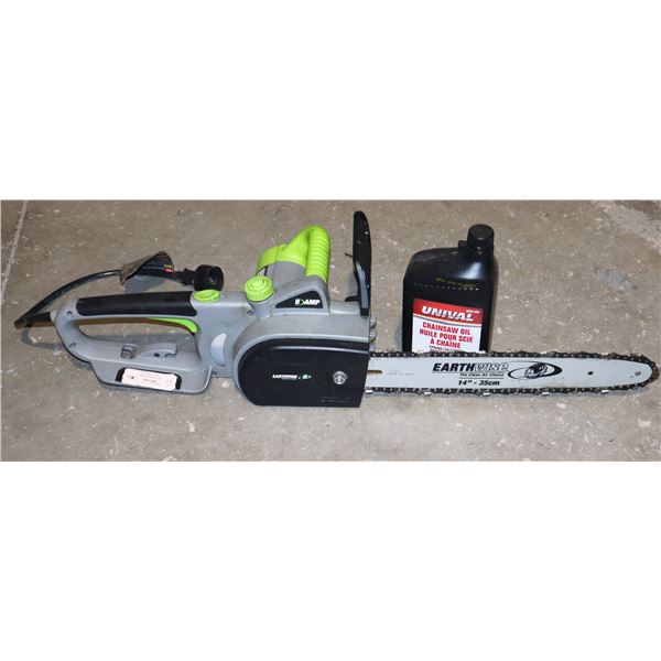 EARTHWISE 14" ELECTRIC CHAINSAW WITH BOTTLE