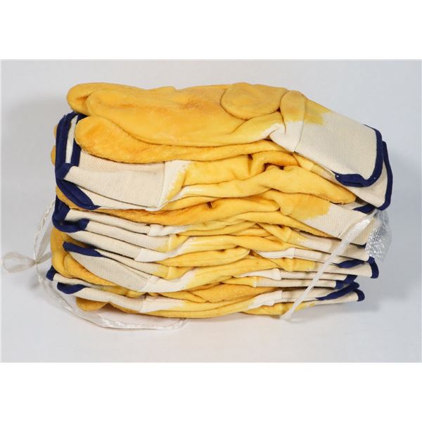 BAG OF 10 PAIRS OF COATED WORK GLOVES