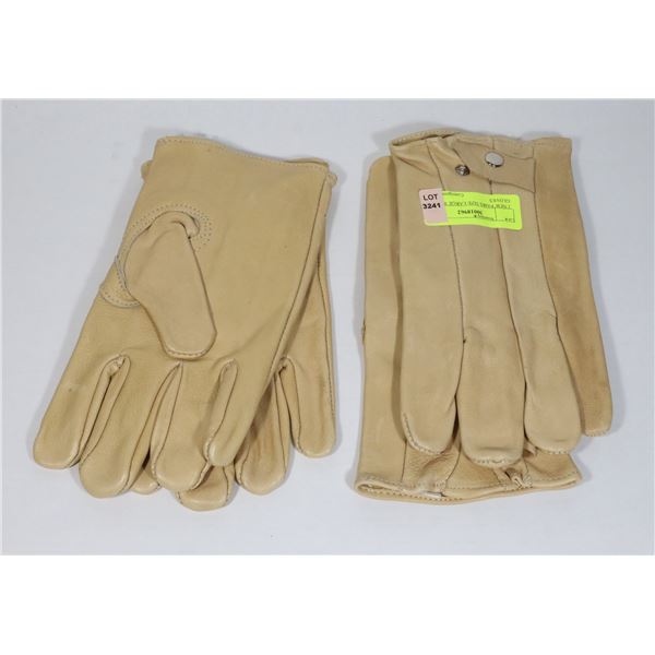 2 NEW PAIRS SIZE LARGE WORK GLOVES