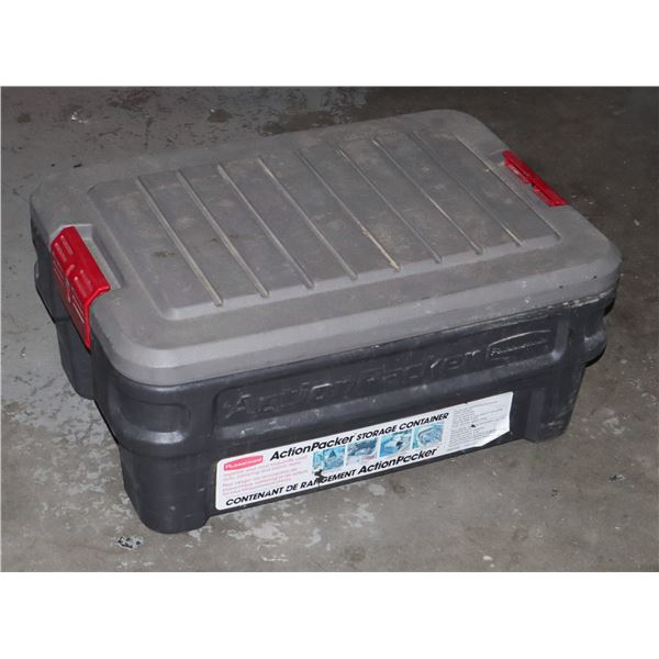 RUBBERMAID ACTION PACKER STORAGE CONTAINER