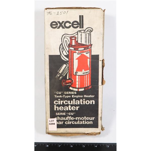 EXCELL TANK TYPE ENGINE HEATER CIRCULATION HEATER