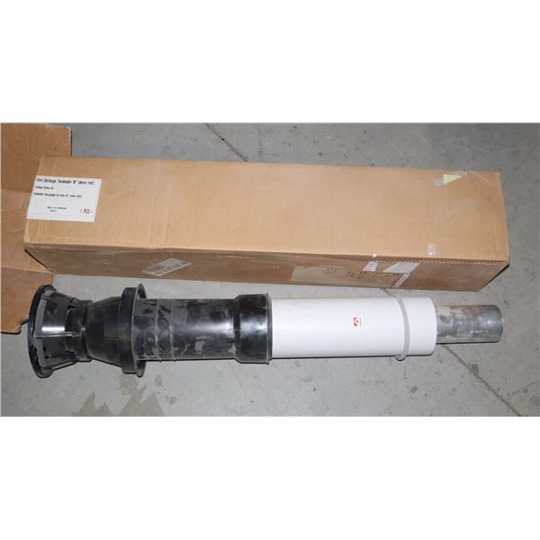 UBBINK ROOF DISCHARGE TERMINATION 18" (ABOVE ROOF)