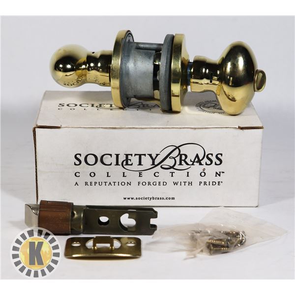 SOCIETY BRASS COLLECTION PRIVACY DOOR HANDLE