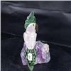Image 3 : Natural Stone Handcarved Quartz Bird