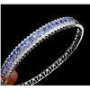 Image 2 : Natural Unheated Oval Tanzanite Bangle