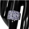 Image 1 : Natural Unheated Round Tanzanite Ring