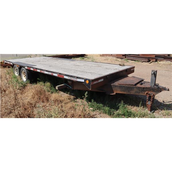 CUSTOM HOME BUILT 20' FLAT DECK TRAILER