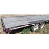 Image 5 : CUSTOM HOME BUILT 20' FLAT DECK TRAILER