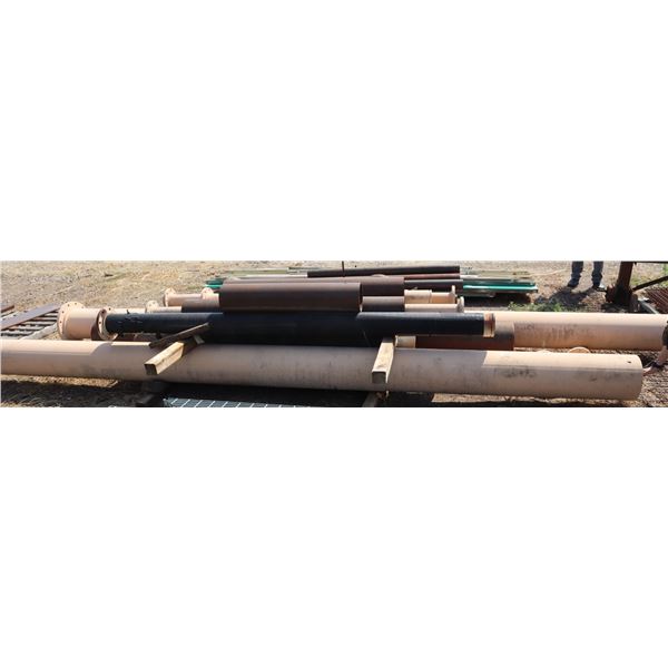 PILE OF ROUND PIPE (8"-12")