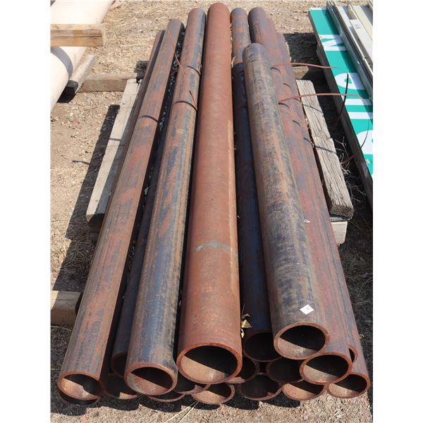 PILE OF STEEL PIPE
