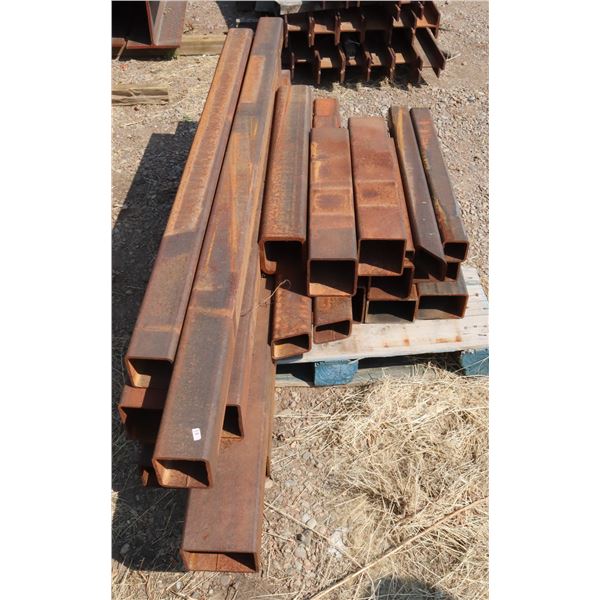 PALLET OF ASSORTED STEEL TUBING