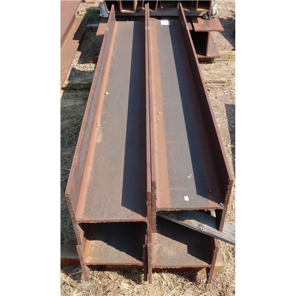 4 INDUSTRIAL STEEL BEAMS