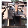 Image 2 : LARGE GROUP OF INDUSTRIAL STEEL BEAMS