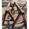 Image 1 : 2 METAL WORKHORSES (APPROX 54" LONG EACH)