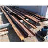 Image 1 : LARGE LOT OF ASSORTED STEEL, BEAMS, SQUARE TUBING