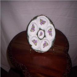 Limoges 8" oyster plate