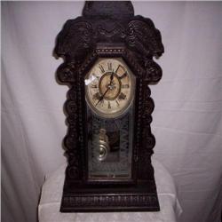 Ansonia kitchen clock with key and pendelem "AS IS"