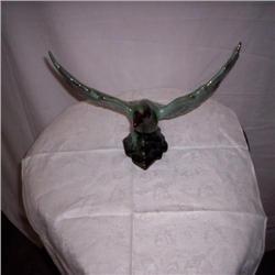 Clay bird with 14" wingspan