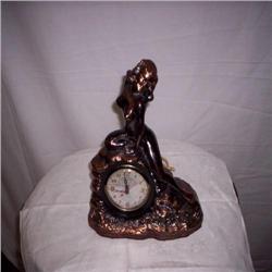 New Haven figure clock (runs)