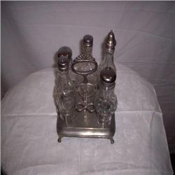 Victorian cruet set