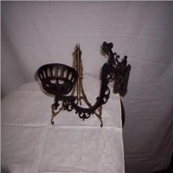 Victorian oil lamp holder