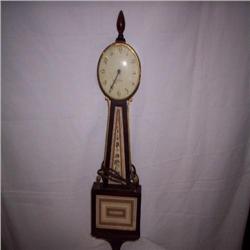 Seth Thomas electric banjo clock "runs"
