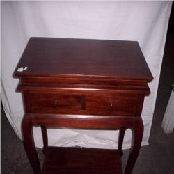 2 drawer hall table (reproduction)