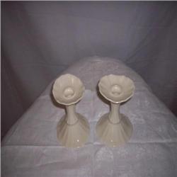 Pair of Lenox 4 1/2" candle sticks